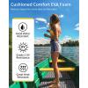 OCEANBROAD Diamond Pattern Boat Flooring Self-Adhesive EVA Foam Marine Decking Non-Slip Sheet for Boats(Gray with Black Lines)