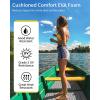 OCEANBROAD Diamond Pattern Boat Flooring Self-Adhesive EVA Foam Marine Decking Non-Slip Sheet for Boats(Gray with White Lines)