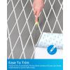 OCEANBROAD Diamond Pattern Boat Flooring Self-Adhesive EVA Foam Marine Decking Non-Slip Sheet for Boats(Gray with White Lines)