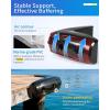 OCEANBROAD Dock Corner Bumpers 2 Pack, 10.6-Inch Corner Dock Guard for 90-Degree Angles, UV-Resistant Inflatable PVC with Stainless Steel Hardware, Easy Installation for Boat and Dock Protection