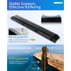 OCEANBROAD Dock Piling Bumpers 2 Pack, 48 Inch Marine-Grade Vertical Protection, 6.2″ x 3.5″ Inflatable PVC Fender Guards for Posts & Pilings, with Stainless Steel Hardware, Easy Installation