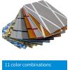 OCEANBROAD EVA Foam Boat Flooring 5.9”x3.9” Sample Kit Marine Boats Decking Self-Adhesive Non-Slip Mat for Boats Pontoon Yacht Swim Platform Helm Pad RV Floor