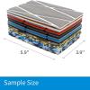 OCEANBROAD EVA Foam Boat Flooring 5.9”x3.9” Sample Kit Marine Boats Decking Self-Adhesive Non-Slip Mat for Boats Pontoon Yacht Swim Platform Helm Pad RV Floor
