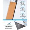 OCEANBROAD EVA Foam Boat Flooring 96”x2.4” with 3M Adhesive Backing Marine Self-Adhesive Decking Faux Teak Sheet for Boats Swim Platform Helm Pad RV Floor(Camel Brown with Black Seam Lines(Borders))