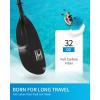 OCEANBROAD Full Carbon Fiber Adjustable Kayak Paddle, 2-Piece, with Paddle Bag and Paddle Leash(90.5in-94in/230cm-240cm)