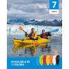 OCEANBROAD Kayak Paddle 86in/218cm, 90.5in/230cm, 95in/241cm Alloy Shaft Kayaking Boating Canoeing Oar with Paddle Leash(Green)