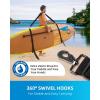 OCEANBROAD SUP Kayak Carry Strap Adjustable Shoulder Strap with Clips, New Version for Paddle Board Canoe Surfboard, Paddleboard Paddle Board Accessories