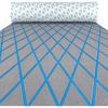 Gray with Blue Lines