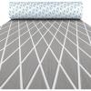 Gray with White Lines