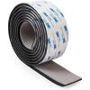 OCEANBROAD EVA Foam Boat Flooring 96”x2.4” with 3M Adhesive Backing Marine Self-Adhesive Decking Faux Teak Sheet for Boats Swim Platform Helm Pad RV Floor(Gray with Black Seam Lines(Borders))