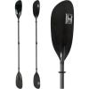 OCEANBROAD Full Carbon Fiber Adjustable Kayak Paddle, 2-Piece, with Paddle Bag and Paddle Leash(86in-90.5in/220cm-230cm)