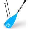 OCEANBROAD SUP Paddle Board Paddle 3 Pieces Adjustable Carbon Shaft Stand up Paddle with Bag(Blue)