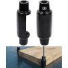 OCEANBROAD Slide-On Post Dock Fender Bumpers 2 Pack, Slip-Over Dock Pipe & Pole Guards, 18″ x 5.5″ Inflatable Marine PVC Bumpers, Vertical Protection for Boat Dock Legs, Mounting Brackets & Piling