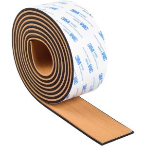 OCEANBROAD EVA Foam Boat Flooring 96”x2.4” with 3M Adhesive Backing Marine Self-Adhesive Decking Faux Teak Sheet for Boats Swim Platform Helm Pad RV Floor(Camel Brown with Black Seam Lines(Borders))
