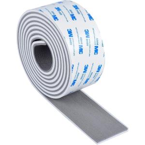 OCEANBROAD EVA Foam Boat Flooring 96”x2.4” with 3M Adhesive Backing Marine Self-Adhesive Decking Faux Teak Sheet for Boats Swim Platform Helm Pad RV Floor(Gray with White Seam Lines(Borders))