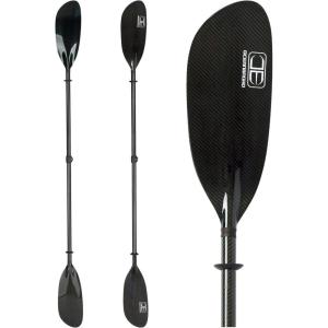OCEANBROAD Full Carbon Fiber Adjustable Kayak Paddle, 2-Piece, with Paddle Bag and Paddle Leash(86in-90.5in/220cm-230cm)