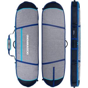 OCEANBROAD Surfboard Longboard Travel Bag Double for 2 Boards 6’0, 6’6, 7’0, 7’6, 8’0, 8’6, 9’0, 9’6, 10’0(6’6 x 22” x 6”)