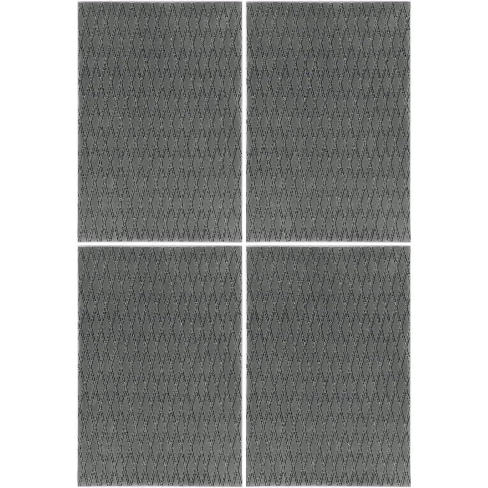 imageOCEANBROAD SelfAdhesive 15inx10in x 48 Pieces NonSlip Traction Pad EVA Foam Trimmable Deck Sheet for Surfboard SUP Board Kayak Canoe BlackBlueWhiteGray