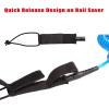OCEANBROAD 10′ Coiled Leash for Paddle Board Surfboard SUP Leash Leg Rope with Adjustable Thigh Ankle Cuff