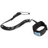 OCEANBROAD 10′ Coiled Leash for Paddle Board Surfboard SUP Leash Leg Rope with Adjustable Thigh Ankle Cuff