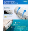 Dock Fender Bumpers, 17″ Horztial Dock Bumpers for Edge Side | UV-Resistant Inflatable PVC Side Guard, with Mounting Hardware, Durable for Boat and Dock Protection, Easy Installation(White)