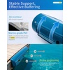 Dock Fender Bumpers, 17″ Horztial Dock Bumpers for Edge Side | UV-Resistant Inflatable PVC Side Guard, with Mounting Hardware, Durable for Boat and Dock Protection, Easy Installation(Ocean Blue)