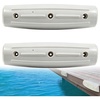 Dock Fender Bumpers, 17″ Horztial Dock Bumpers for Edge Side | UV-Resistant Inflatable PVC Side Guard, with Mounting Hardware, Durable for Boat and Dock Protection, Easy Installation(White)