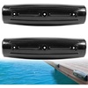 Dock Fender Bumpers, 17″ Horztial Dock Bumpers for Edge Side | UV-Resistant Inflatable PVC Side Guard, with Mounting Hardware, Durable for Boat and Dock Protection, Easy Installation(Black)