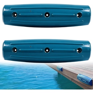 Dock Fender Bumpers, 17″ Horztial Dock Bumpers for Edge Side | UV-Resistant Inflatable PVC Side Guard, with Mounting Hardware, Durable for Boat and Dock Protection, Easy Installation(Ocean Blue)