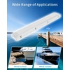 OCEANBROAD Dock Piling Bumpers, 48 Inch Marine-Grade Vertical Protection | Dock Bumper Guards for Deck, Marine-Grade PVC Guards for Posts & Pilings, with Stainless Steel Hardware, Easy Installation(White)