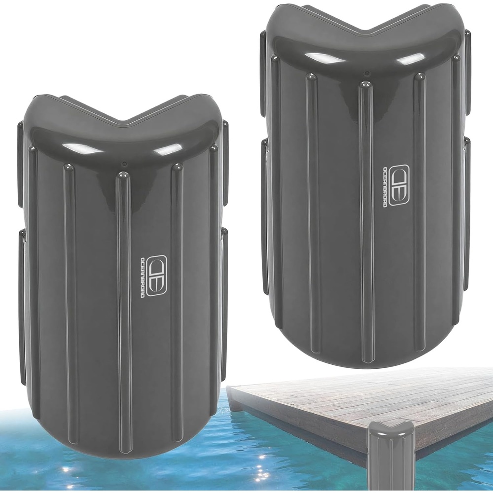 image:imageOCEANBROAD Dock Corner Bumpers Boat Bumpers for Dock Corner ProtectionGray
