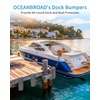 OCEANBROAD Dock Corner Bumpers, Boat Bumpers for Dock Corner Protection(Gray)