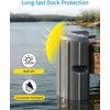 OCEANBROAD Dock Corner Bumpers, Boat Bumpers for Dock Corner Protection(Gray)
