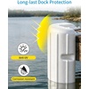 OCEANBROAD Dock Corner Bumpers, Boat Bumpers for Dock Corner Protection(White)