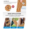 OCEANBROAD CNC Cut Boat Flooring Diamond Pattern Self-Adhesive EVA Decking(Brown with White Lines)