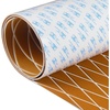 OCEANBROAD CNC Cut Boat Flooring Diamond Pattern Self-Adhesive EVA Decking(Brown with White Lines)