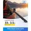 OCEANBROAD Greenland Paddle Full Carbon Fiber Kayak Paddles for Adults