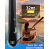OCEANBROAD Greenland Paddle Full Carbon Fiber Kayak Paddles for Adults