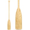 OCEANBROAD Wooden Canoe Paddle, 4.5ft/137cm Ergonomic Palm Grip Boat Paddle