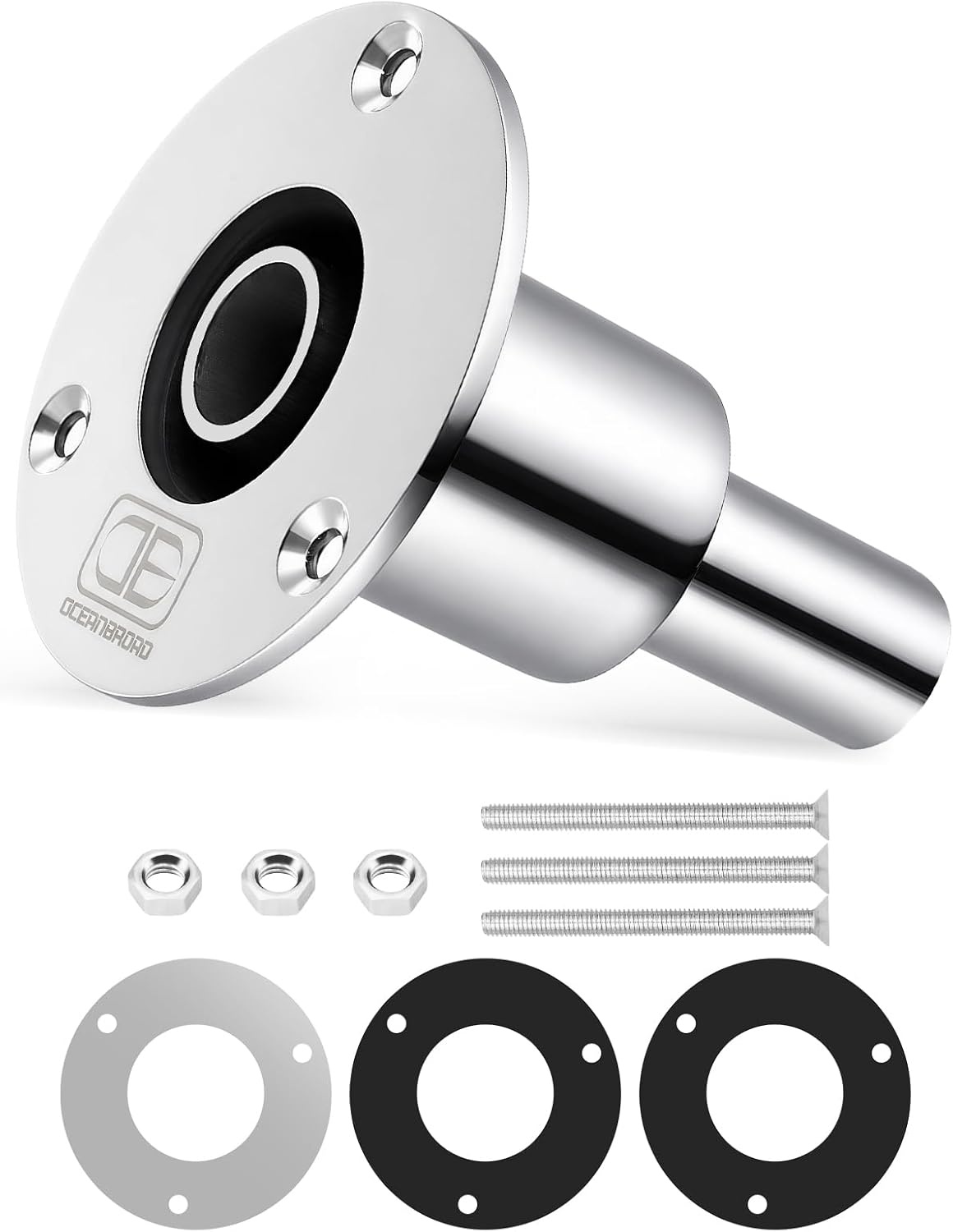 image:imageDiesel Heater Thru Hull Exhaust 316 SS Fitting 24mm 2 Pack22 mm