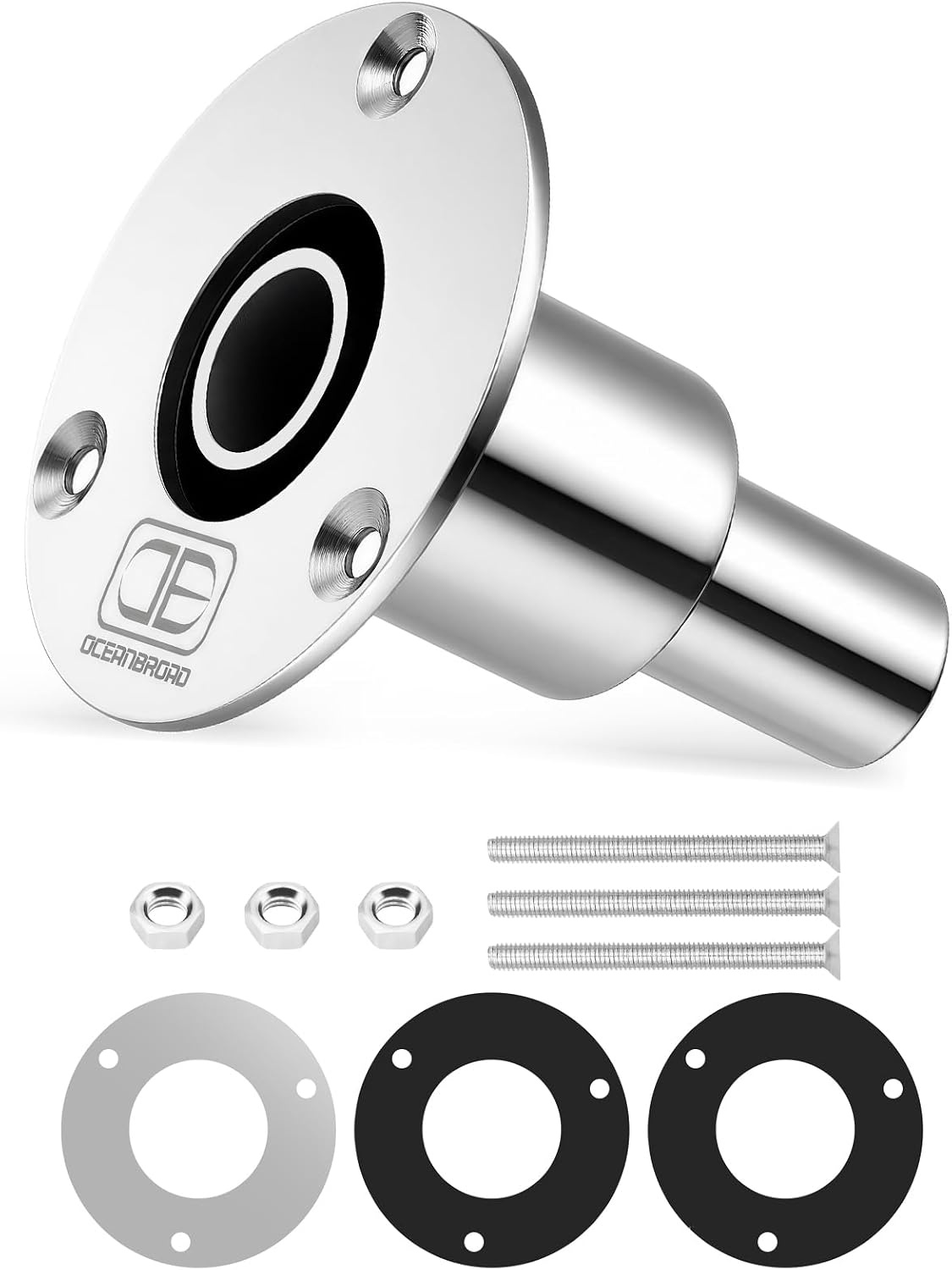 image:imageDiesel Heater Thru Hull Exhaust 316 SS Fitting 24mm 2 Pack24 mm