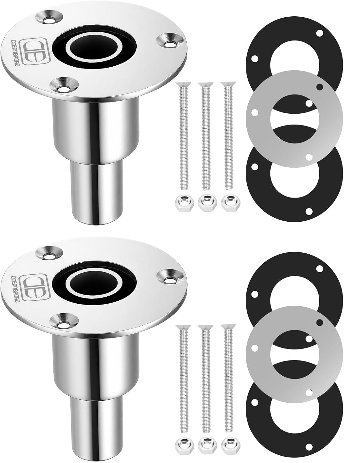 image:imageDiesel Heater Thru Hull Exhaust 316 SS Fitting 24mm 2 Pack24 mm