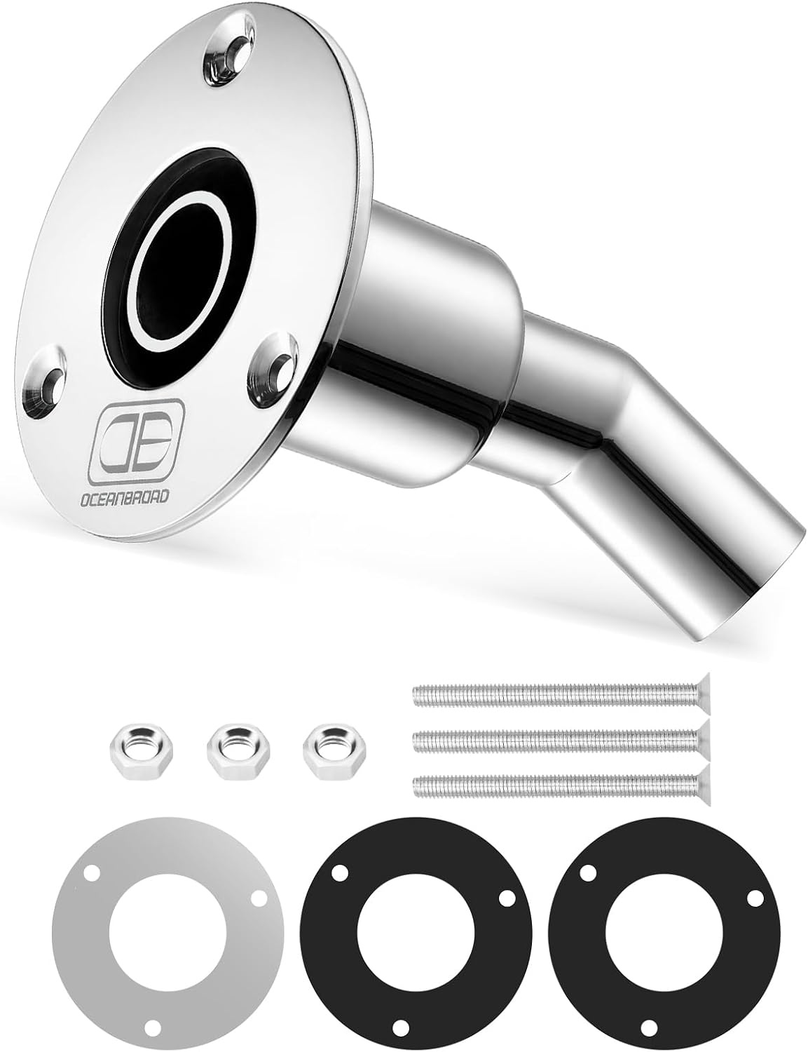 image:imageDiesel Heater Thru Hull Exhaust 316 SS Fitting 24mm 2 Pack24 mm
