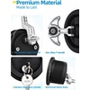 2.5″ T-Handle Boat Latch Keyed Alike, Stainless Steel(Black)