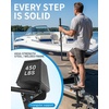 3-Step Boat Trailer Steps with Handle, Heavy Duty 450Lbs(4)