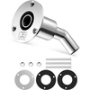 Diesel Heater Thru Hull Exhaust 316 SS Fitting 24mm, 2 Pack(22 mm)